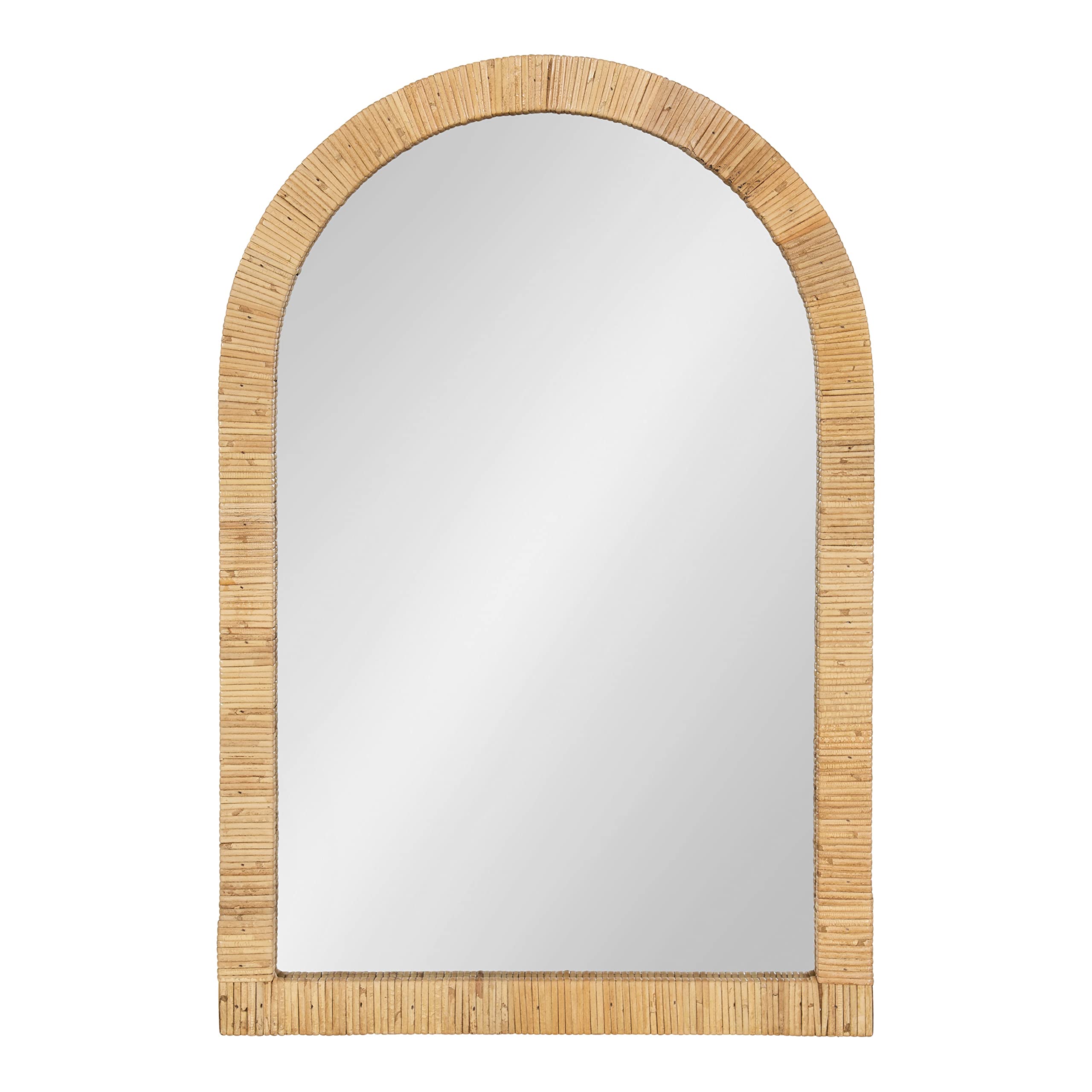 Amazon.com: Kate and Laurel Rahfy Boho Arch Rattan Mirror; 20x30